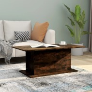 vidaXL Konferenčný stolík údený dub 102x55,5x40 cm drevotrieska - cena, srovnání