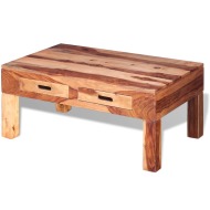 vidaXL Konferenčný stolík z masívneho sheeshamového dreva - cena, srovnání