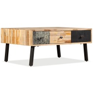 vidaXL Konferenčný stolík z recyklovaného teakového dreva, 90x65x40 cm - cena, srovnání
