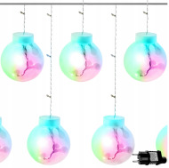 Iso Trade Vianočná svetelná reťaz 108 LED Vianočná Guľa - 5m - cena, srovnání