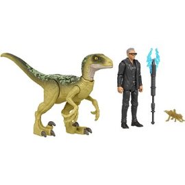 Mattel Jurassic World Ian Malcolm s dinosaurami a doplnkami