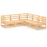 Shumee  5-dielna záhradná sedacia súprava masívne borové drevo 3075724 - cena, srovnání