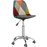 Shumee  Otočná jedálenské stoličky patchwork textil, 338408 - cena, srovnání