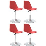Shumee  Otočné jedálenské stoličky 4 ks červené PP, 338274 - cena, srovnání