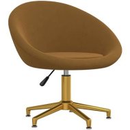 Shumee  Jedálenská stolička hnedá zamat, 330471 - cena, srovnání