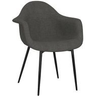 Shumee  Jedálenská stolička tmavosivá textil, 338084 - cena, srovnání