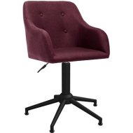 Shumee  Otočná jedálenská stolička fialová textil, 3089472 - cena, srovnání