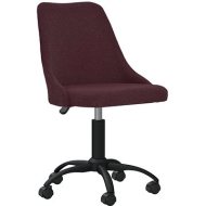 Shumee  Otočná jedálenská stolička fialová textil, 330877 - cena, srovnání