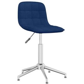 Shumee  Otočná jedálenská stolička modrá textil, 334045