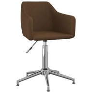 Shumee  Otočná jedálenská stolička tmavo hnedá textil, 331190 - cena, srovnání