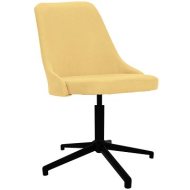 Shumee  Otočná jedálenská stolička žltá textil, 330898 - cena, srovnání