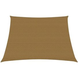 Shumee  Stínící plachta 160 g/m2 taupe 3/4 x 3 m HDPE (311434)