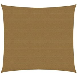 Shumee  Stínící plachta 160 g/m2 taupe 3,6 x 3,6 m HDPE (311385)