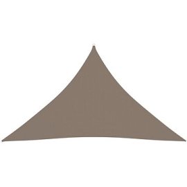 Shumee  Stínící plachta oxfordská látka trojúhelník 3,5x3,5x4,9 m taupe 135450
