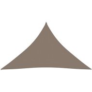 Shumee  Stínící plachta oxfordská látka trojúhelník 3,5x3,5x4,9 m taupe 135450 - cena, srovnání