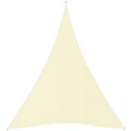 Shumee  Stínící plachta oxfordská látka trojúhelníková 3x4x4 m krémová 135229 - cena, srovnání