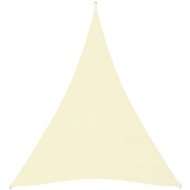Shumee  Stínící plachta oxfordská látka trojúhelníková 4x5x5 m krémová (135234) - cena, srovnání