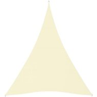 Shumee  Stínící plachta oxfordská látka trojúhelníková 5x6x6 m krémová (135236) - cena, srovnání