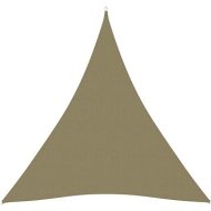 Shumee  Stínící plachta oxfordská látka trojúhelníková 5x7x7 m béžová (135182) - cena, srovnání