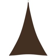 Shumee  Stínící plachta oxfordská látka trojúhelníková 5x7x7 m hnědá 135842 - cena, srovnání