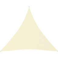 Shumee  Stínící plachta oxford trojúhelníková 4,5 x 4,5 x 4,5 m krémová (135233) - cena, srovnání