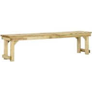 Shumee  Záhradná lavica 180 cm impregnované borové drevo, 318414 - cena, srovnání
