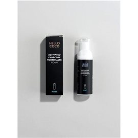Hello Coco Activated Charcoal Toothpaste foam 50ml