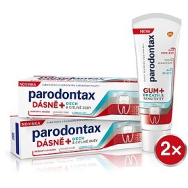 Glaxosmithkline Parodontax Ďasná + Dych & Citlivé zuby 2x75ml