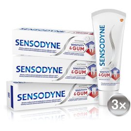 Glaxosmithkline Sensodyne Sensitivity & Gum Whitening 3x75ml