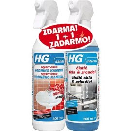 HG Vodný kameň 3x silnejší + sklá a zrkadlá 2x500ml