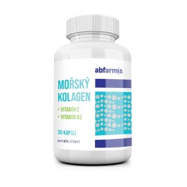 Abfarmis Mořský kolagen + vitamín C a vitamín B3 30tbl