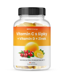 Movit Vitamín C 1200mg so šípkami + Vitamín D + Zinok 90tbl