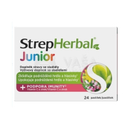 Reckitt Benckiser StrepHerbal Junior 24ks - cena, srovnání