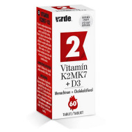 Virde Vitamín K2 MK7 + D3 60tbl - cena, srovnání