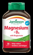 Jamieson Hořčík+vitamín B6 s bisglycinátem 50tbl - cena, srovnání