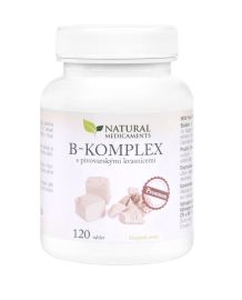 Natural Medicaments B-komplex s pivovarskými kvasnicami 120tbl