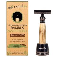 Pandoo Bambusový holiaci strojček široká rukoväť + žiletky 10ks - cena, srovnání