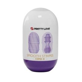 Pretty Love Smooth Stripes Cupid-X Masturbator Egg