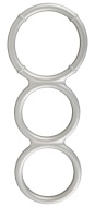 You2Toys Metallic Silicone Triple Cock and Ball Ring - cena, srovnání