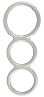 You2Toys Metallic Silicone Triple Cock and Ball Ring - cena, srovnání