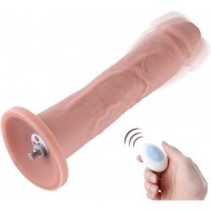 Hismith HSA67 Slight Curved Silicone Vibrating Dildo - cena, srovnání