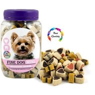 Fine Dog Srdiečka MINI Soft MIX 280g - cena, srovnání