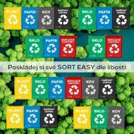 Sixtol Vrece na triedený odpad SORT EASY PLASTIC - cena, srovnání