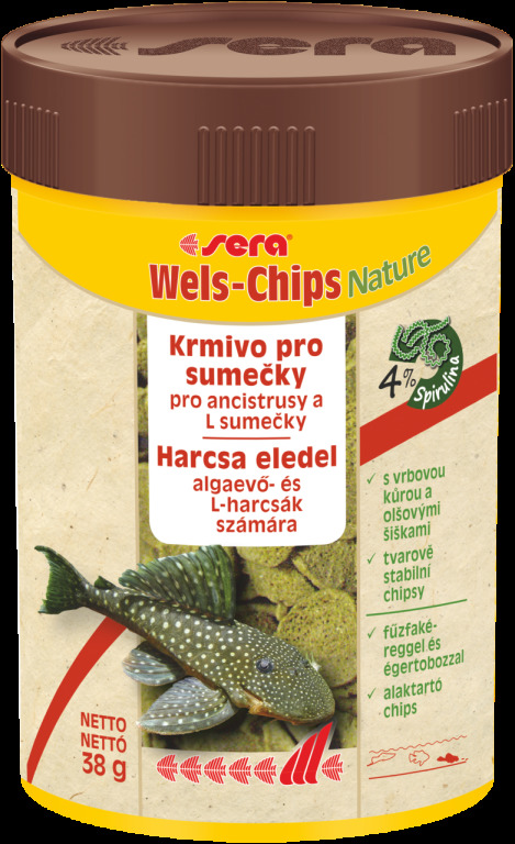 Sera Wels-Chips Nature 100ml cena od 119 Kč