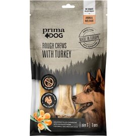 PrimaDog Plnené žuvacie kosti morka-Rakytník S 10cm 105g