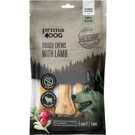 PrimaDog Plnené žuvacie kosti Jahňa-Brusnica S 105g