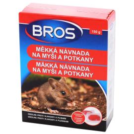 Bros Návnada na myši a potkany, mäkká 150g