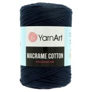 YarnArt Macrame Cotton modro čierna, 250 g, 225 m - cena, srovnání