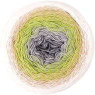 YarnArt Priadza Flowers bielo zelená 274, 250 g, 1000 m ID6060 - cena, srovnání