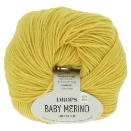 Drops Baby Merino žltá 50 g, 175 m